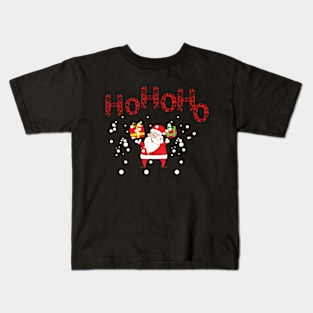 HO HO HO Merry Christmas Santa Claus,Christmas Gifts,Santa Hat Kids T-Shirt